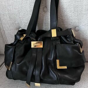 Michael Kors Beverly Drawstring Large Leather Bag